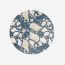 Sottopiatti riutilizzabili “Eleganza Marina Chic”, Collezione Mare - Le Tavole di Luisa