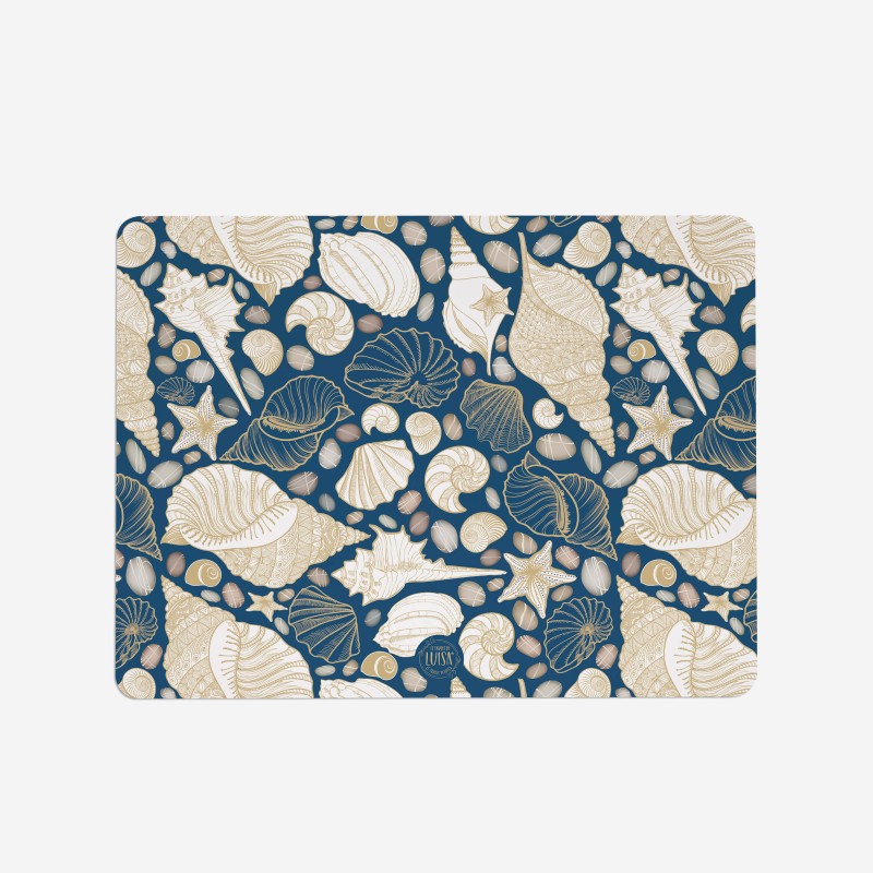 Sottopiatti riutilizzabili “Eleganza Marina Chic”, Collezione Mare - Le Tavole di Luisa
