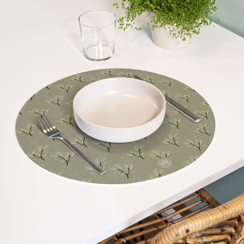 Sottopiatti “Rametti invernali”, Collezione Natale - Le Tavole di Luisa