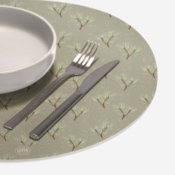 Sottopiatti “Rametti invernali”, Collezione Natale - Le Tavole di Luisa