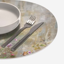 Sottopiatti “Giardino Incantato”, Collezione Fiori - Le Tavole di Luisa