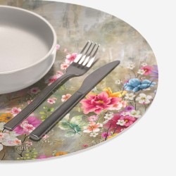 Sottopiatti “Giardino Fiorito”, Collezione Fiori - Le Tavole di Luisa