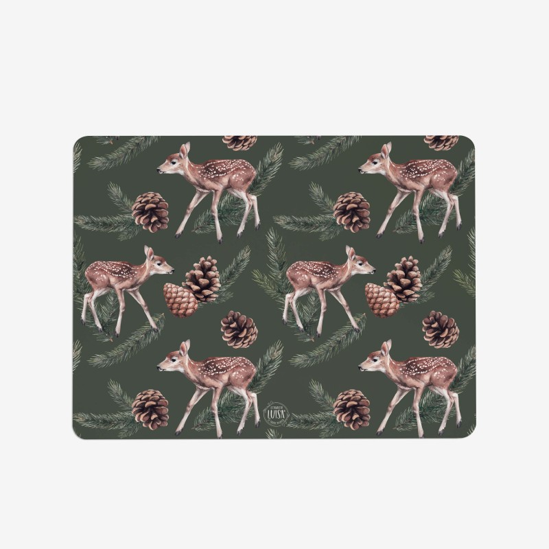 Sottopiatti “Incanto del bosco”, Collezione Montagna - Le Tavole di Luisa