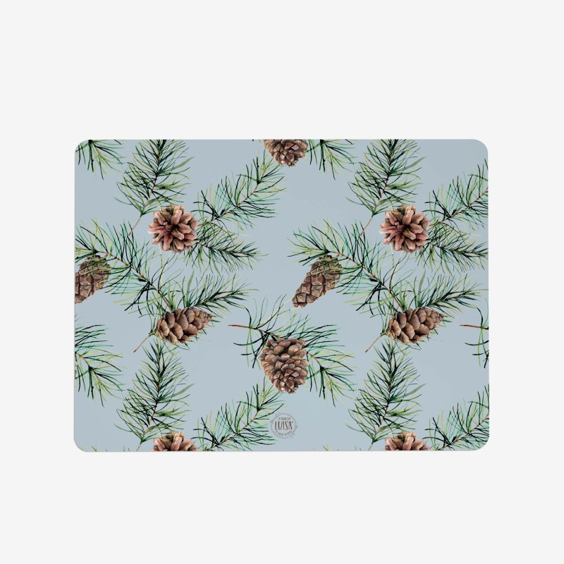 Sottopiatti “Eleganza Boschiva”, Collezione Montagna - Le Tavole di Luisa