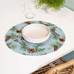 Sottopiatti “Eleganza Boschiva”, Collezione Montagna - Le Tavole di Luisa