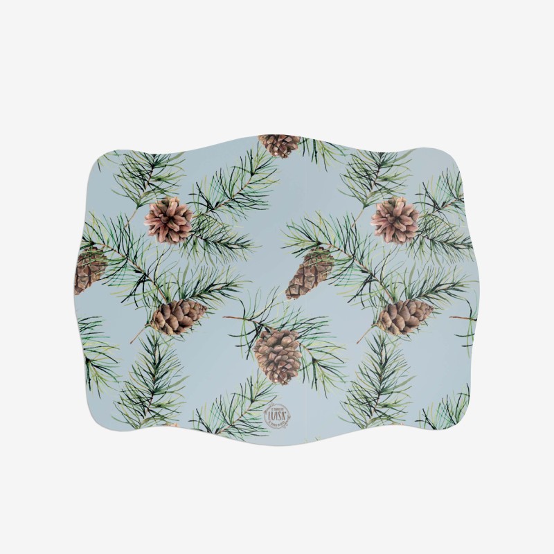 Sottopiatti “Eleganza Boschiva”, Collezione Montagna - Le Tavole di Luisa