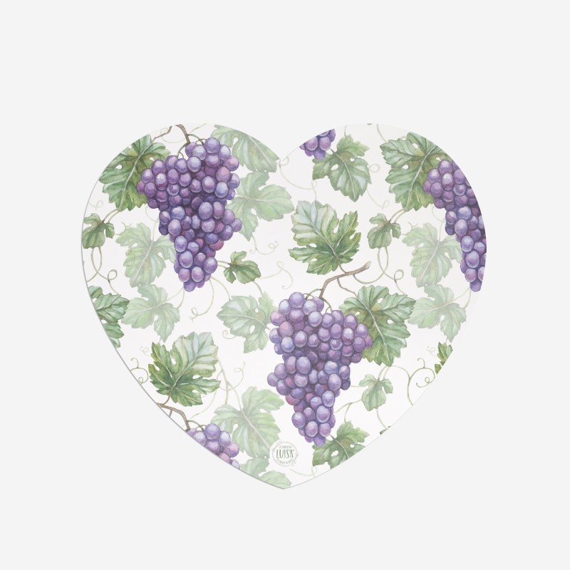 Sottopiatti “Grappoli d’Uva”, Collezione Frutta - Le Tavole di Luisa