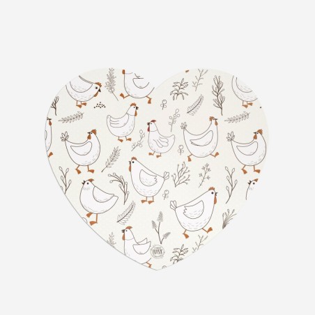 Sottopiatti “Galline”, Collezione Pasqua - Le Tavole di Luisa