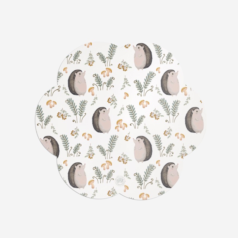 Sottopiatti “Ricci e Funghi”, Collezione Montagna - Le Tavole di Luisa