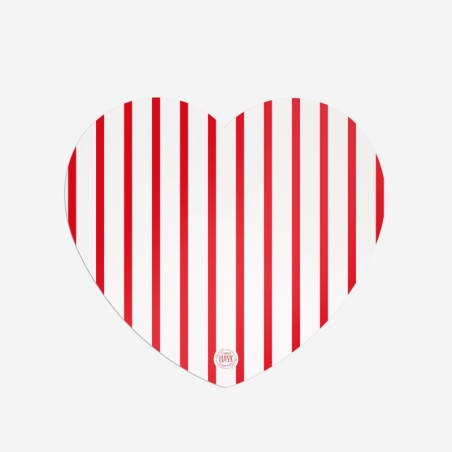 Sottopiatti “Righe Rosse”, Collezione Design - Le Tavole di Luisa