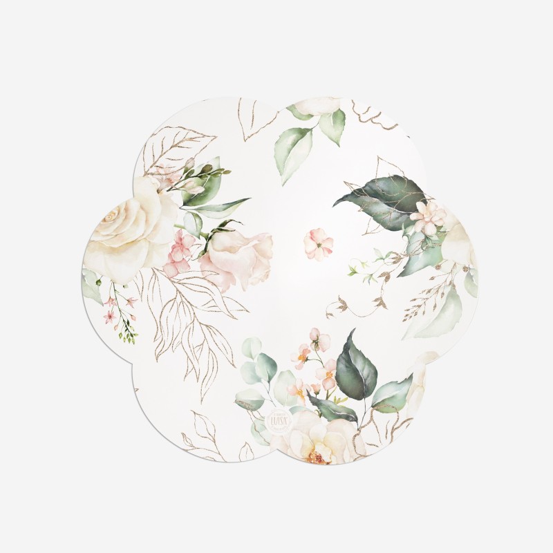 Sottopiatti “Rose Delicate”, Collezione Decorativo - Le Tavole di Luisa