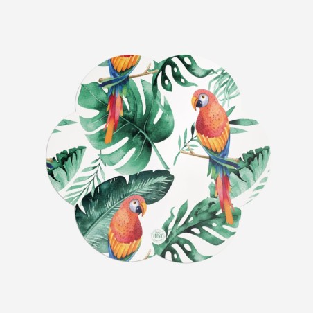 Sottopiatti “Tropico”, Collezione Tropical e Animalier - Le Tavole di Luisa