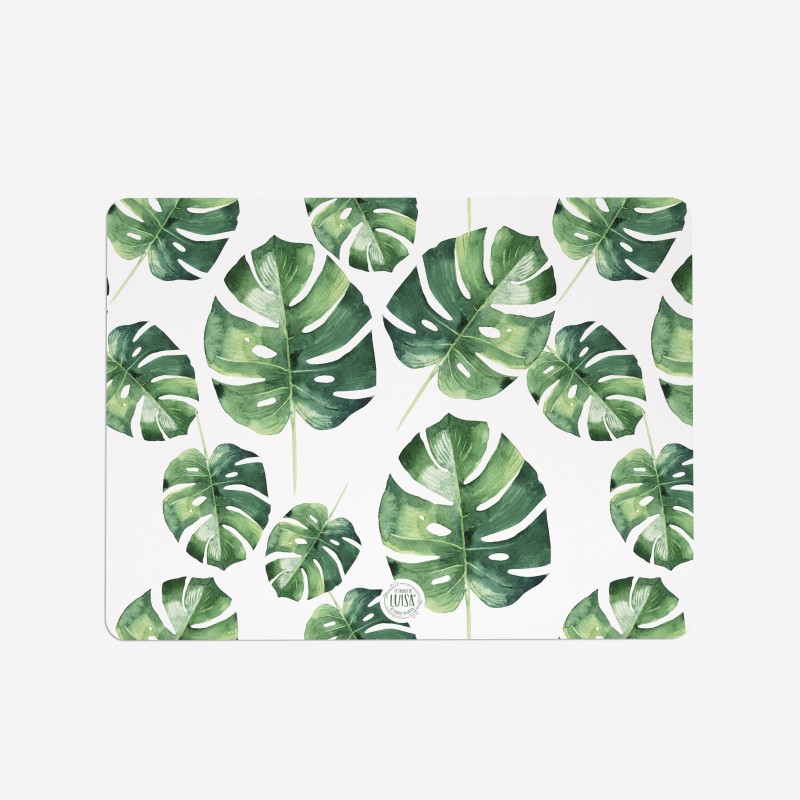Sottopiatti “Foglie Design”, Collezione Tropical e Animalier - Le Tavole di Luisa