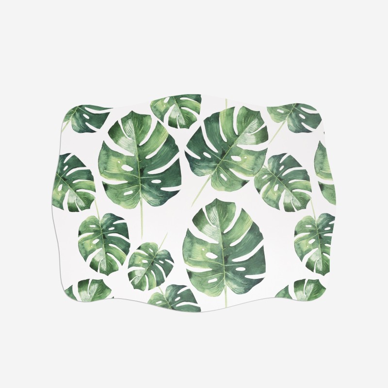 Sottopiatti “Foglie Design”, Collezione Tropical e Animalier - Le Tavole di Luisa